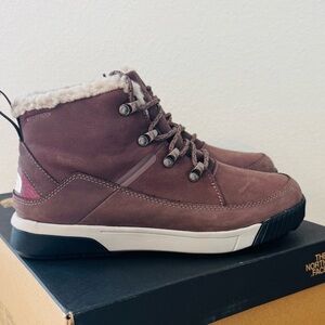 The North Face Women’s Sierra Mid Lace Waterproof Boots Taupe Ginger 7